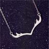 Popular Deer Antlers Necklaces & Pendants For Women Christmas Vintage Necklaces 925 Sterling Silver Jewelry Collier TYB364