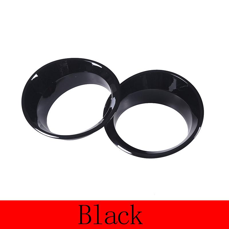 

For Hummer H3 2005-2009 ABS Matte black Front Fog Light Lamp Cover Trim Foglight Molding Decoration Bezel Ring Car Accessories чорний