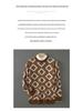 Men's Thick Wool Color Block Sweater - Casual Round Neck Knit Pullover for Autumn & Winter