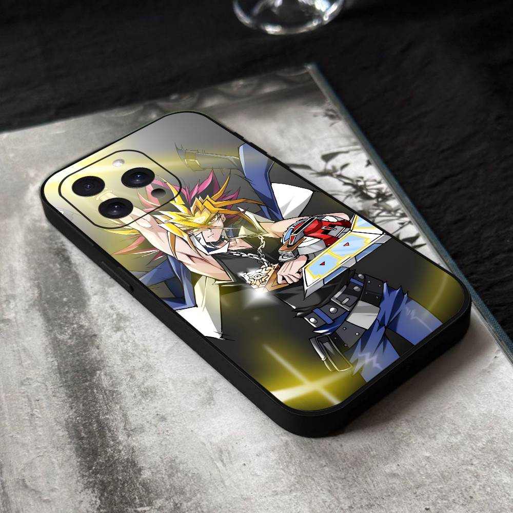 Anime Yu-Gi-Oh Yami Yugi Phone Case Black Silicone Soft Shell For IPhone 17 16 15 14 13 12 11 Air Pro Max Plus Hot Sale