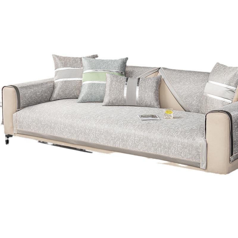 Ice Silk Cold Sofa Cushion Summer New Seat Cushion for Summer Non-Slip Summer Cool Pad Sofa Cover Cover Cloth