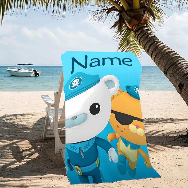 Customizable Personalized Beach Towels Octonauts Themed designs.Suitable for the Beach, Yoga, Sports;ideal As Beach Accessories