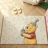 Cute W-Winnie The P-Pooh-S Kawaii Carpet Bathroom Anti-slip Mat Door Mat Home Decoration Mat Entrance Door Mat Scratch-resistant