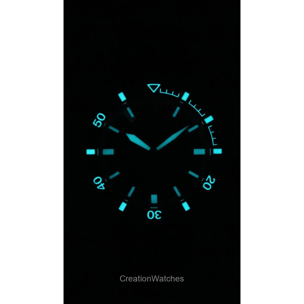 Emporio Armani Sea Explorer Pasek Silikonowy Czarna Tarcza Automatyczny Zegarek Nurkowy AR60078 200M Zegarek Męski