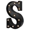 Newly Design Led Letters Lights 26 Alphabet Black Decorative Marquee Lamps for Wedding Party Birthday Home Bar Decoration
