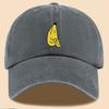 Banana Pattern Fun Printed Baseball Cap, Comfortable and Breathable Peaked Cap, Fashionable and Casual