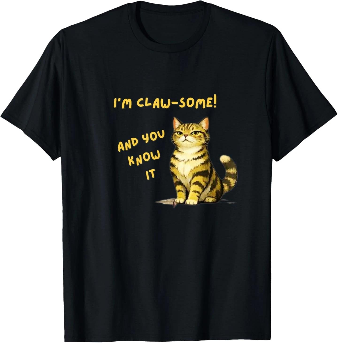 

Funny Cat Fashion, Merchandise, Animal Lovers, Pet Owners T-Shirt S