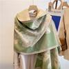 Scarf Women's winter warm long versatile air-conditioned room shawl with imitation cashmere scarf