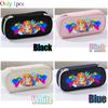 Multi-layer Student Pencil Bag Pencil Storage Box Oxford Cloth for Poke Mones Charizard Bulbasaur Blue Black White pink Gift