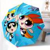 1pc The Powerpuff Girls Automatic Opening and Closing Folding - A Good Choice for Gifts, Fashionable and Convenient Umbrella With Cute Cartoon Charact