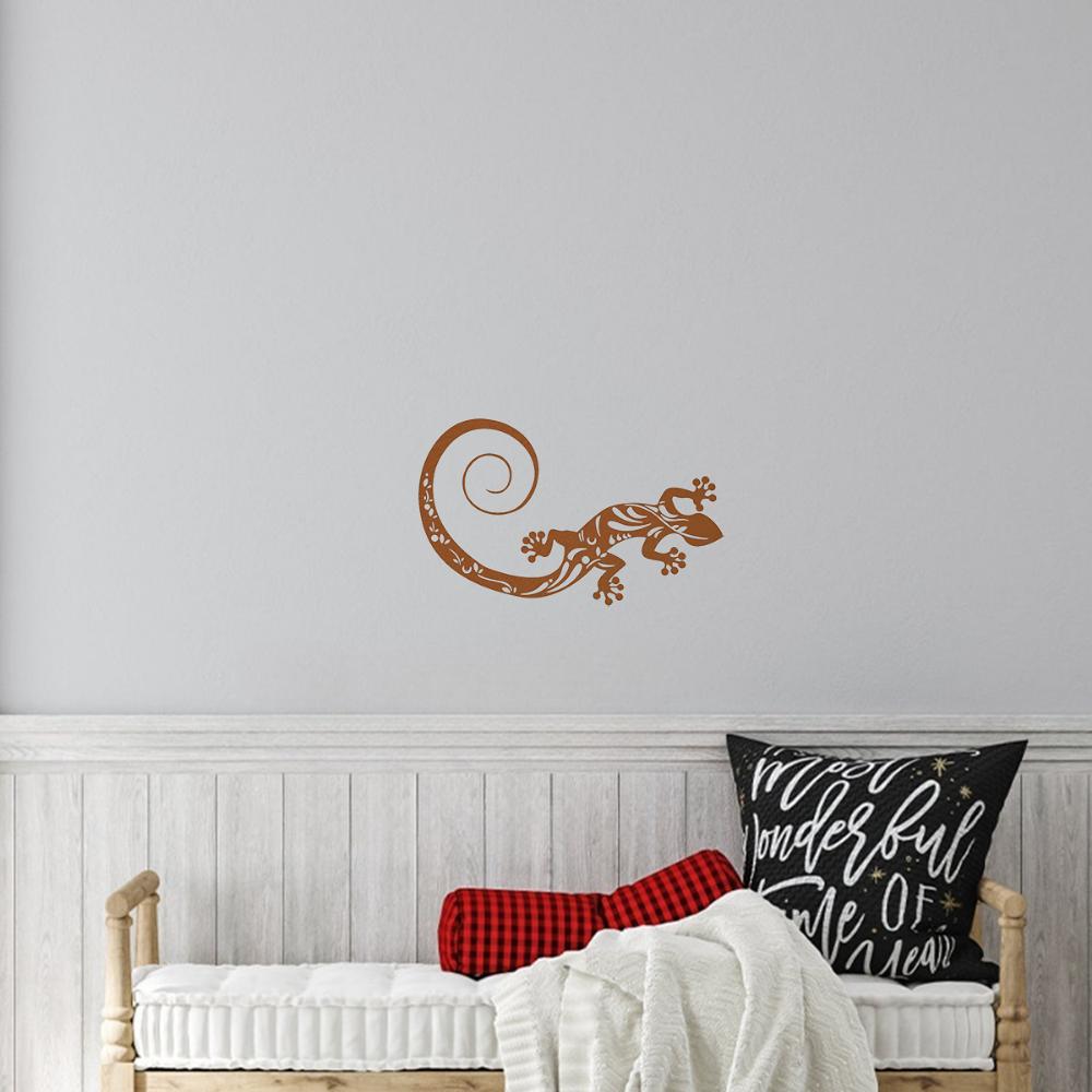 2D Lizard Metal Wall Art Home Decor Living Room Metal Lizard Wall Art Bedroom Office Decorative Home Decor 2D Lizard Hanging Art