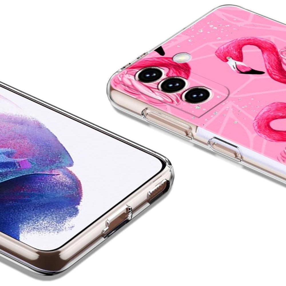 Rose Gold Pink Marble Queen Clear Phone Case For Samsung Galaxy S23 S22 5G S20 Ultra S21 FE 5G S10E S9 S8 S10 Plus Soft Cover