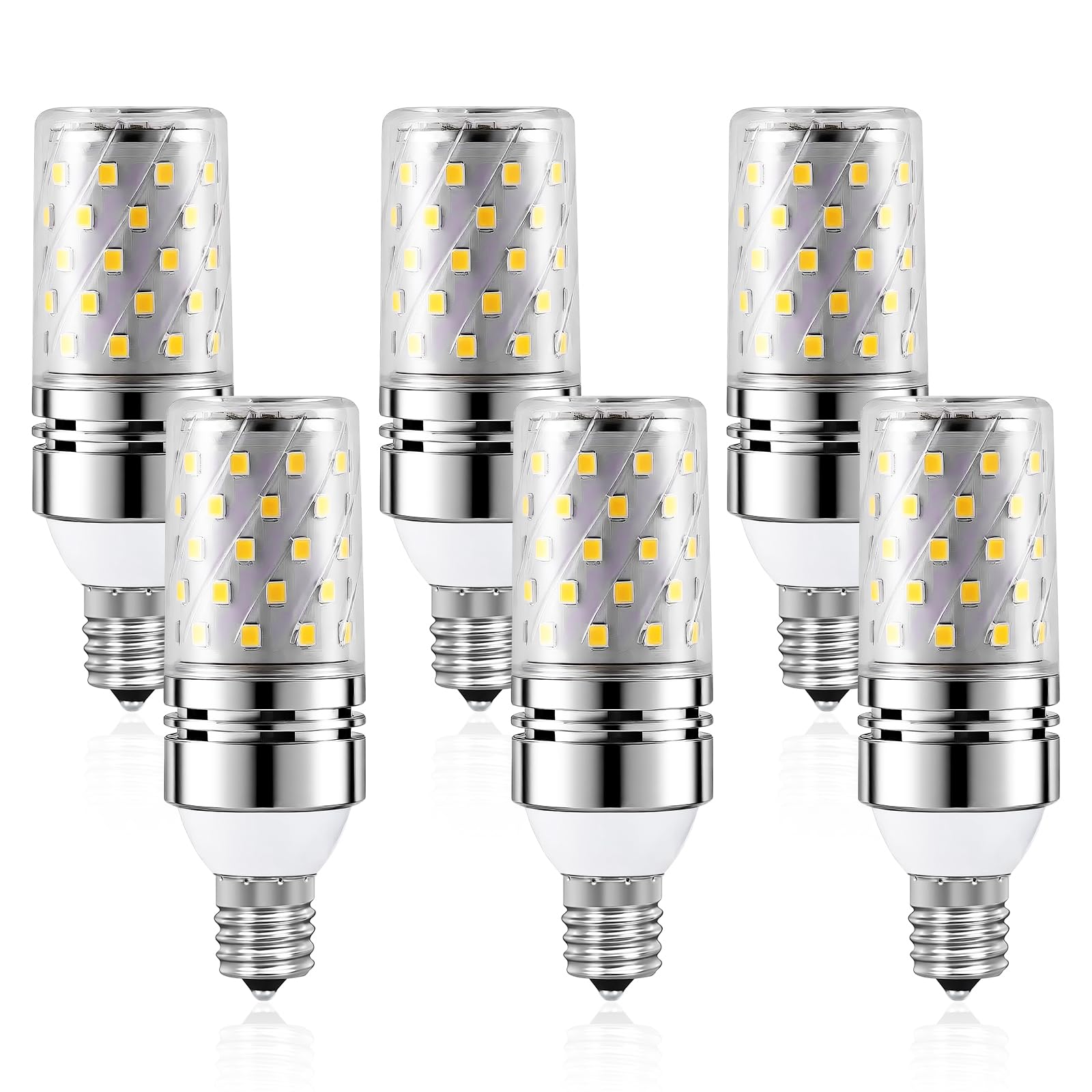 

New T-Shape LED Bulb, E17, 100W Equivalent, Corn Shape, 1520lm, Energy-Saving, 6000k Daylight White, High Brightness, Omnidirectional Wide Beam,