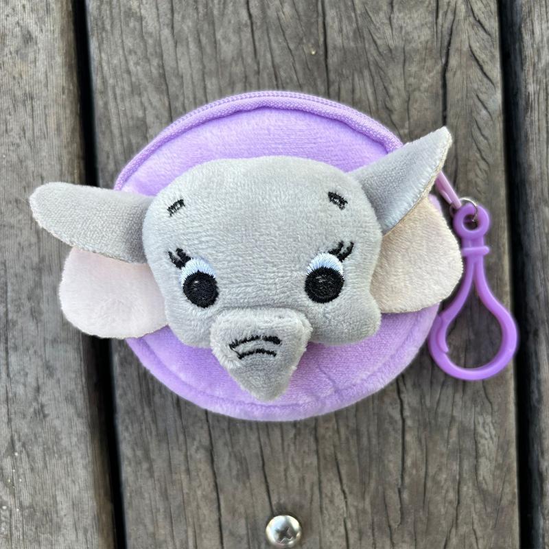 Cute Small Elephant Wallet Pendant Women Card Wallets Zipper Coin Pocket Card Bags Female Coin Purses Card Holder