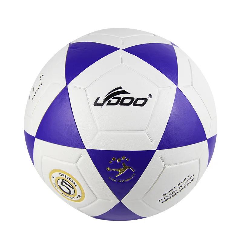 

Size 5 Soccer Ball PVC Wear-resistant Professional Soccer Match Ball Unisex Indoor Outdoor Match Game Football Team Training синій