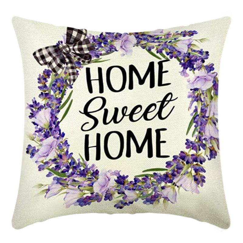 New Tropical Plant Leaves Rainforest Linen Cushion Pillow Cover