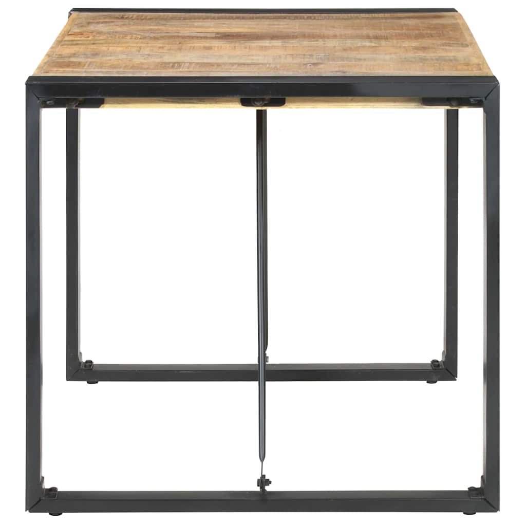 Dining Table 80x80x75 Cm Rough Mango Wood