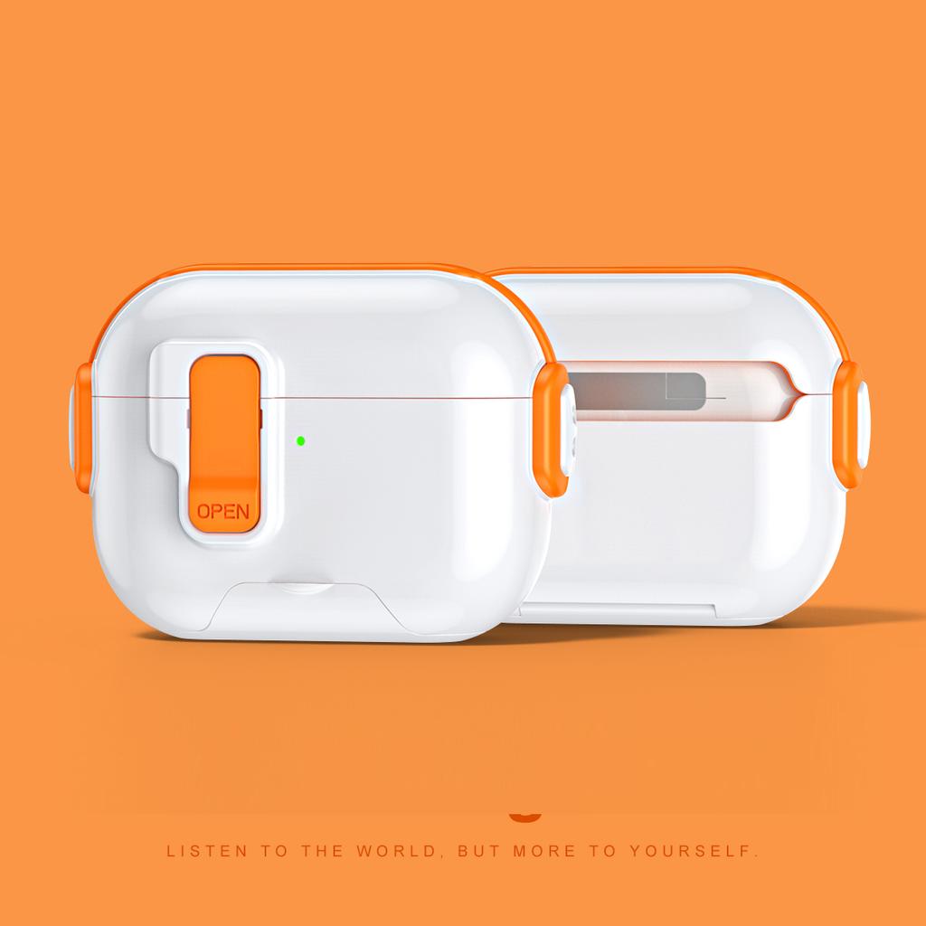 For AirPods Pro 3 Case with Phone Stand Function TPU PC TWS Earbuds Protective Cover