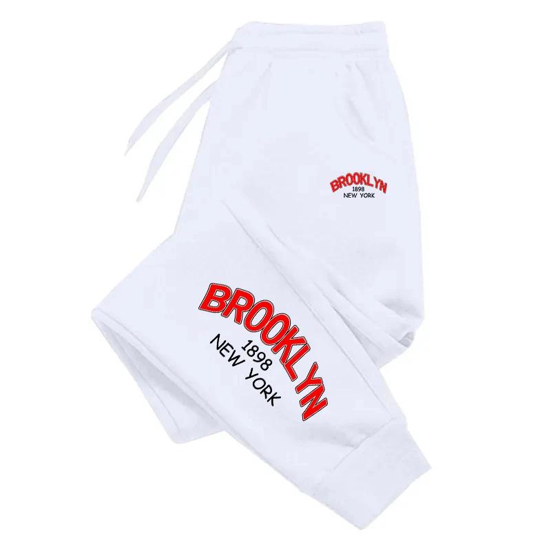 Newest Brooklyn Printed Sweatpants Women's Casual Fashion Sport Pants High Quality Ladies Home Outdoor Comfortable Soft Trousers