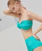 VIKINI VENDER Retana Halter Textured Bikini - Aqua Green