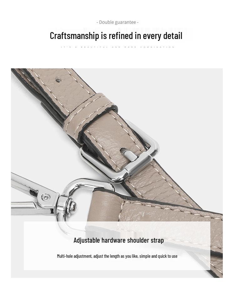 Women's Genuine Leather Crossbody Bag: High-Capacity, Versatile, and Stylish for Spring/Summer 2025