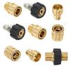Cross-Border High-Pressure Washer Quick Disconnect Kit: 3/8 Quick Connect, M22 Water Gun Hose Connector, Explosion-Proof.