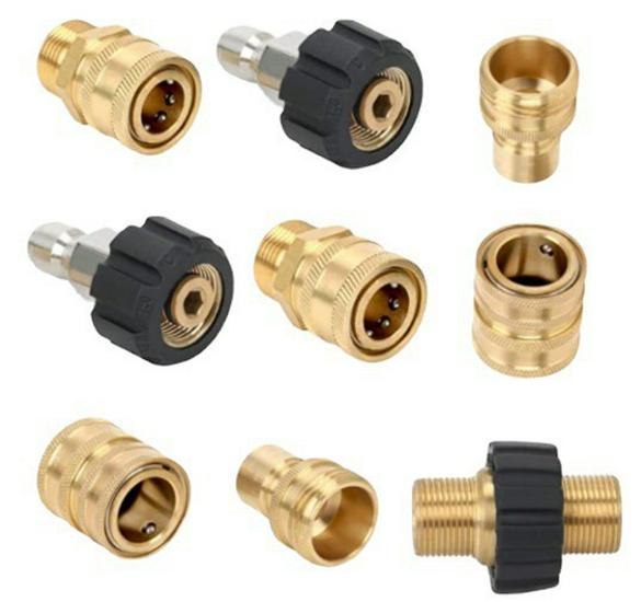 Cross-Border High-Pressure Washer Quick Disconnect Kit: 3/8 Quick Connect, M22 Water Gun Hose Connector, Explosion-Proof.