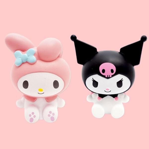 

Sanrio Squish Malang Mochi Mo -Roll My Melody My Melody, Kuromi Hello Kitty Pom Pom Purin, Корейская игрушка Kuromi+My Melody