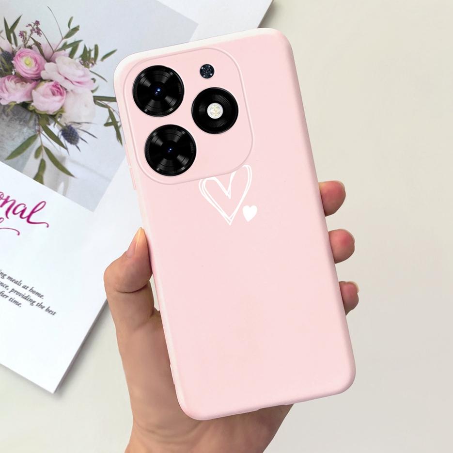 For Tecno Spark Go 2024 Case BG6 New Fashion Candy Painted Cover Soft TPU Phone Case For Tecno Spark Go 2024 Fundas 6.6'' Bumper