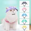 Summer Sunshade and Sun Protection for Dogs and Cats Anti-shedding Cat Hat Adjustable Rope Buckle Fisherman Hat Dog Pet