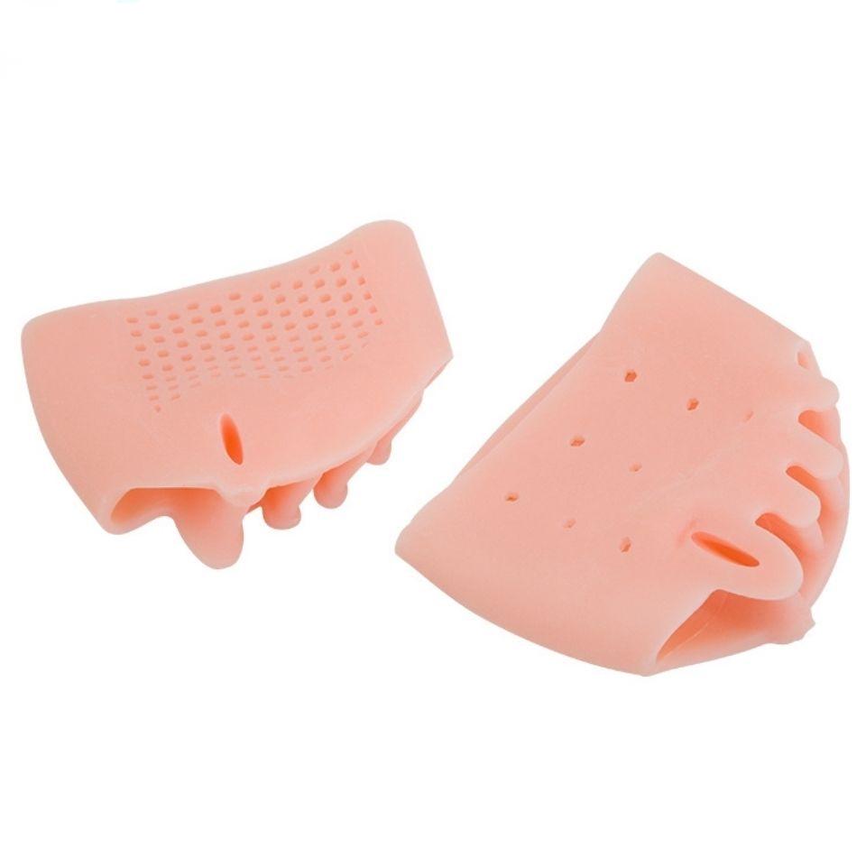 Fünf-Zehen Waben-Vorfußpolster & Großzehen Silikon-Separator Hülle