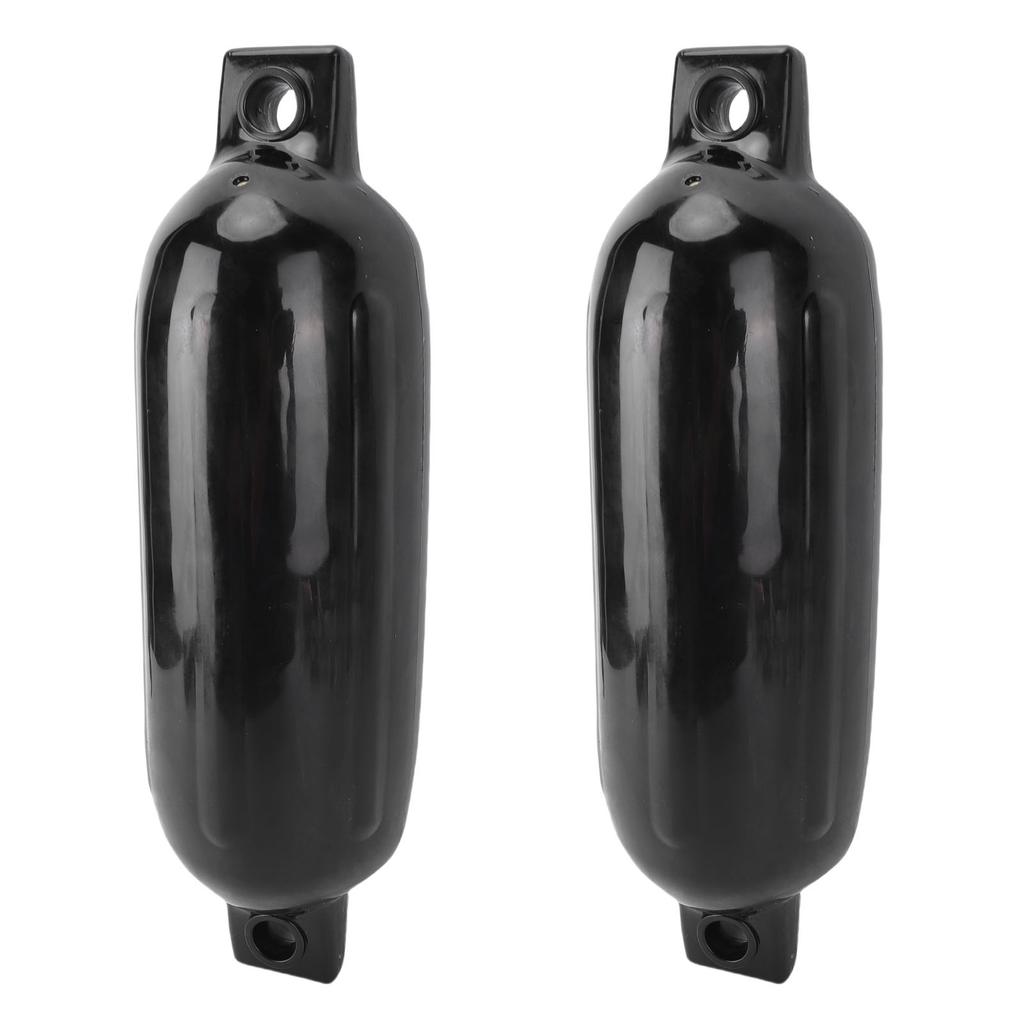 Aufblasbarer Bootsfender PVC Leicht Tragbarer Bootsanlegefender mit Schwarzem Seil für Yachtschiffe