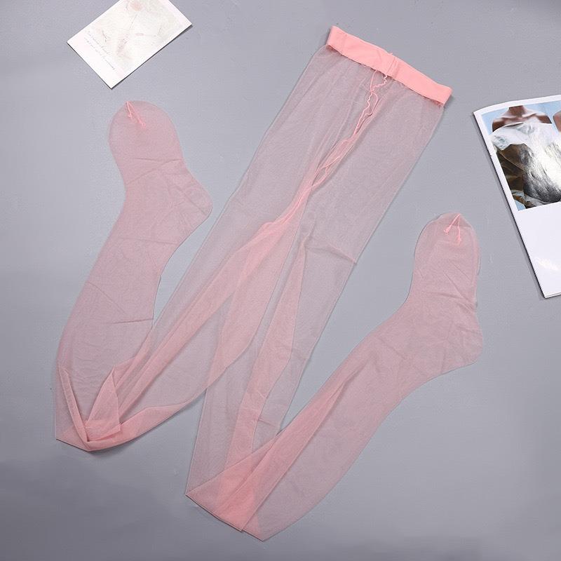 Sex Underwear D Line Crotch Ultra-thin Stockings Women's Summer Black Silk Bare Leg Artifact Pantyhose Sexy Stockings