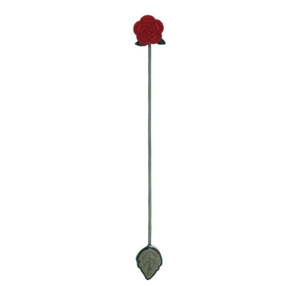 

Vintage Faux Leather Sunflower Bookmark Multi-Purpose Rope Tassel Reading Bookmark Page Clip Bag Pendant ярко-розовый