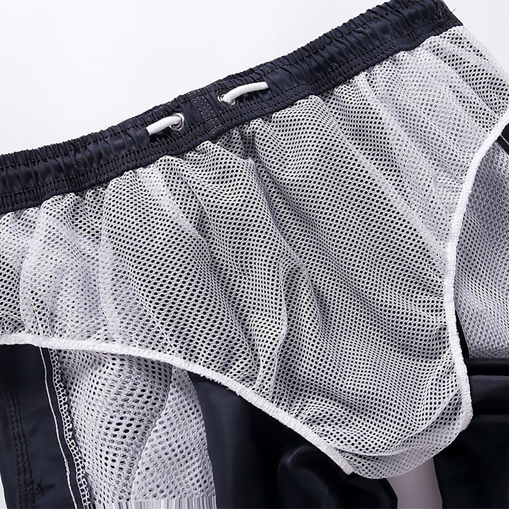 Men's Swim Trunks, Quick Dry Beach Swimming Board Shorts Bathing  With Mesh  And Pocke