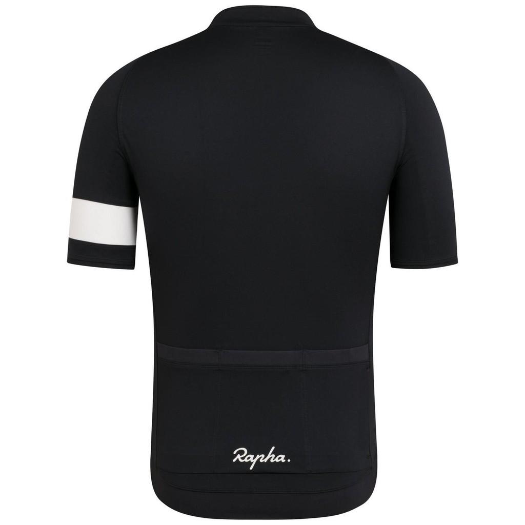 Quality Rapha Cycling Jersey Short Sleeves Pro Team Cycling Wear with Padded Bib Shorts Sports Bike Road Ride Clothes