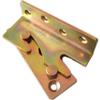 1 Set (4pcs) Bed Hinged Wood Board Connector Fixed Heavy Metal Cabinet Hinge for Bed Fixed Corner Hardware Furniture Accessories