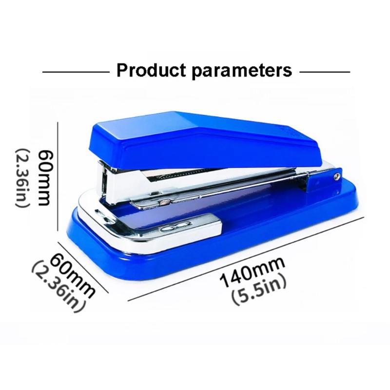 1pc 360 Degree Rotating Stapler Head Desktop Stapler Staples Sharp Chisel for Office Stationery School Home