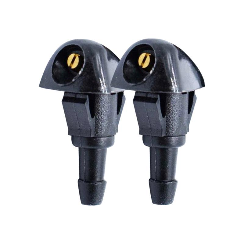 2Pcs 76810-SEA-A01 Front Windshield Wiper Water Spray Jet For Honda Civic Fit Jazz CR-V Accord Prelude Shuttle Washer Nozzles