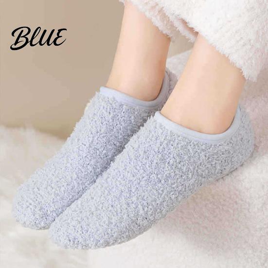 Indoor Socks 1 Flannel Winter High-Elastic Cuffs Sweat-Absorbent Non-Slip Pair Floor Sweat-absorbent House Warm Ankle