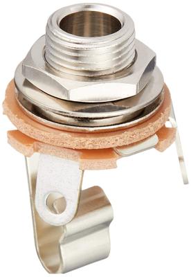 Genuine Swithcraft [Switchcraft] #11 Mono Phone Jack, Standard Fit for Guitars and Effects Pedals, 1 Piece