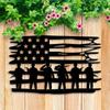 Custom American Patriot Sign Personalized Wall Art for July 4th Charming Patriot Soldier Metal Sign Independence Day Delight.