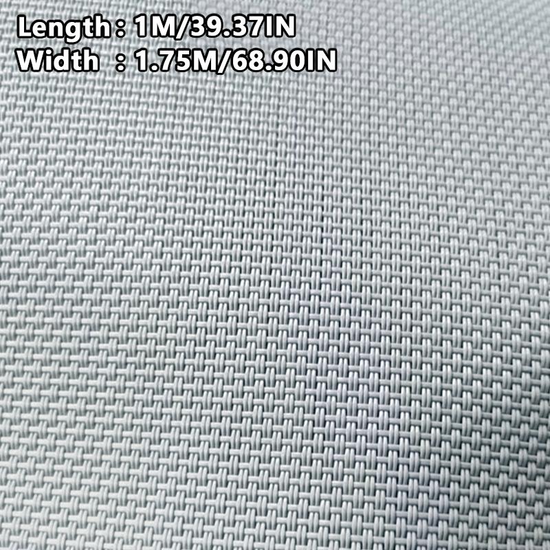 100x160cm Verschlüsseltes Teslin-Gewebe Outdoor Wasserdichtes PVC-Mesh-Gewebe für DIY Bürostuhl Liege Strandliege Tischset