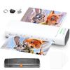Multifunctional Laminator for Compatible with ABS Paper Jam 3A Corner Hole Rings X Integrated Accessory 4 Types of Film X Compatible with Business and
