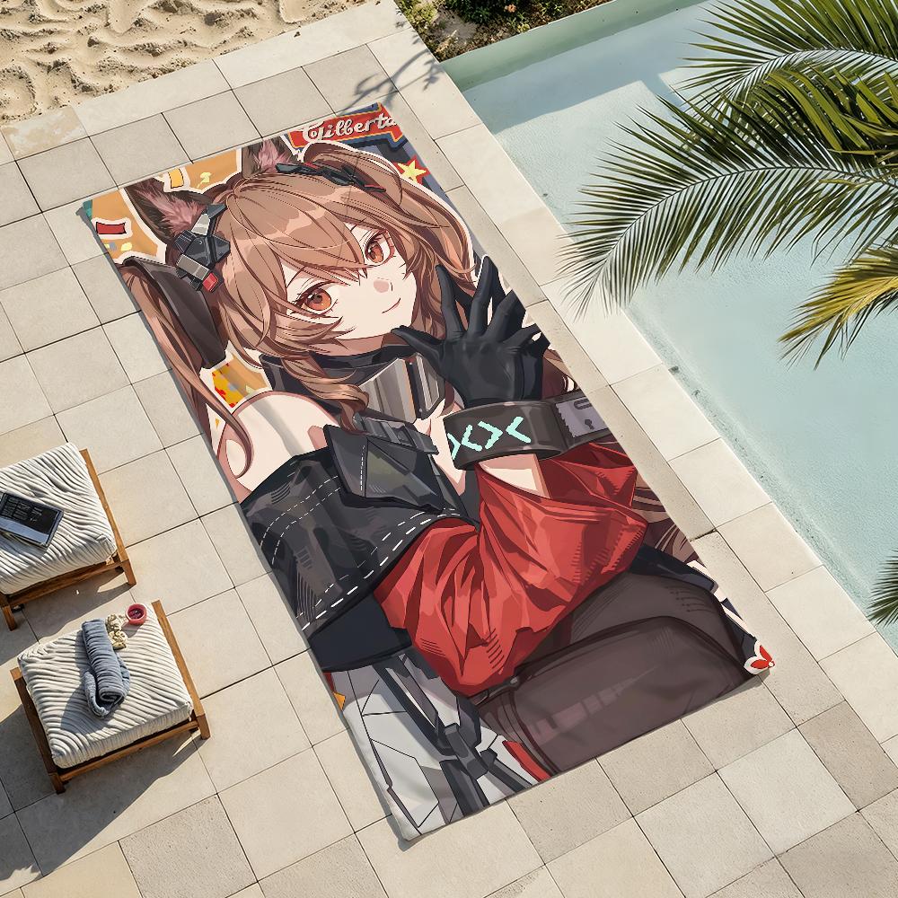 Game Arknights Endfield Gilberta Towel Drying Bath Towel Applicable To Light Swimming Camping Yoga Beach Out