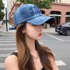 New Denim English Alphabet Baseball Cap Summer Sunscreen Hat Women's Fashion Cap