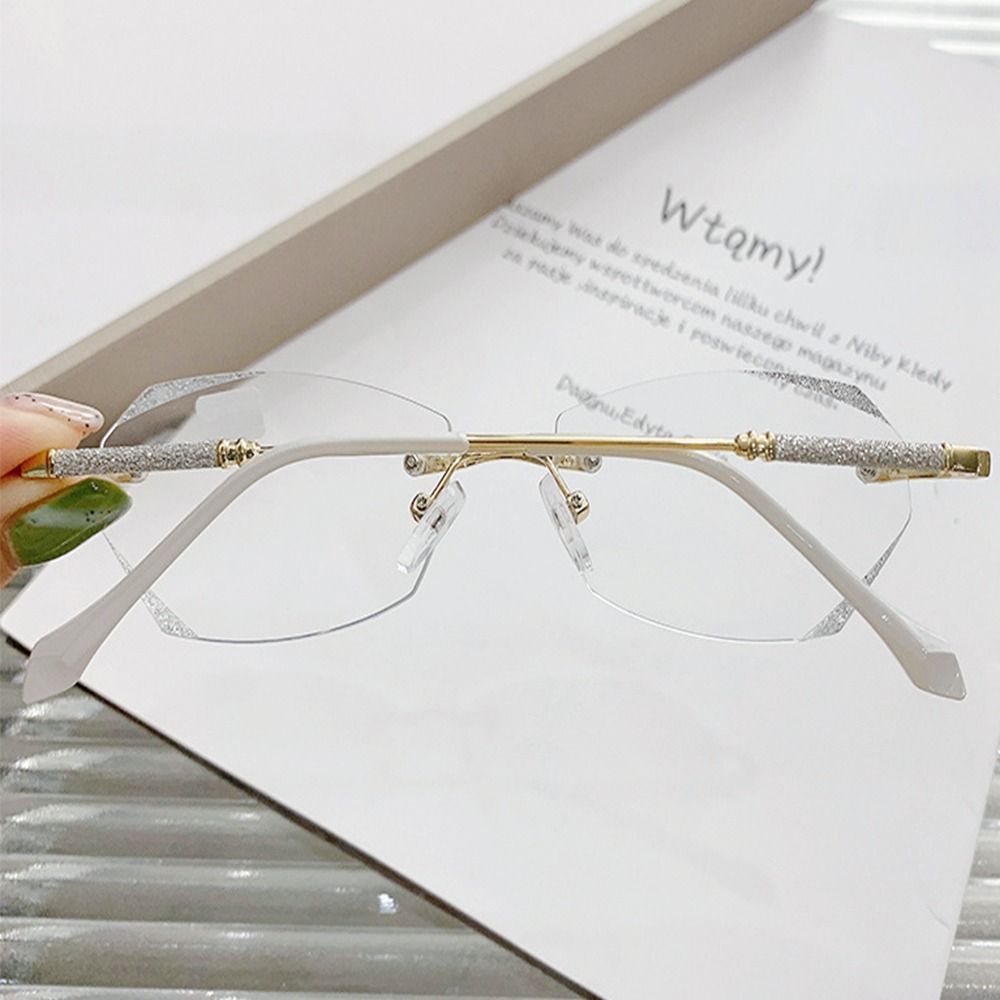 Vision Care Diamond Ultra Light Frame Eye Protection Anti-Blue Light  Eyeglasses Myopia Glasses