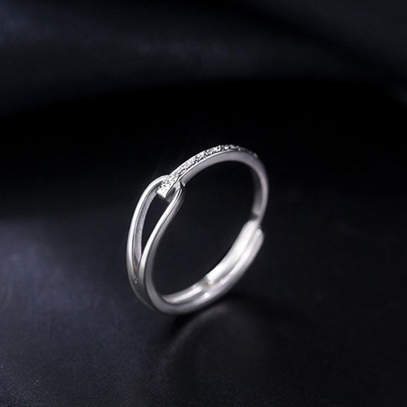 Polished Vegetable Circle Ring Female Ins Cold Wind Fashion Light Luxury Niche Design Models Adjustable Open Finger Ring Finger Rings Party Jewelry