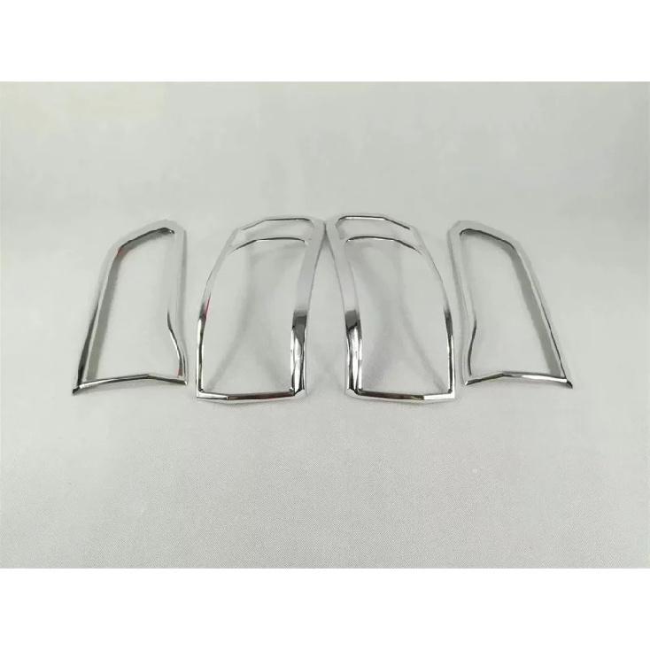 ABS Chrome Rear Tail Light Lamp Cover Trim Sticker Decoration Frame Exterior Accessories Fit for Jeep Grand Cherokee 2010-2018