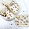 14 STUKS Mode Schoenbedels Set Accessoires Gaten Schoen Gesp Cartoon Beer Diamant Parel Ketting DIY 3D Schoendecoraties